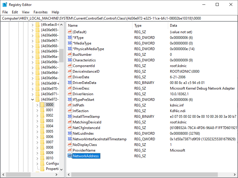 Creating a new entry in Registry