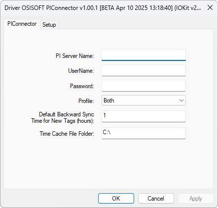 PIConnector tab