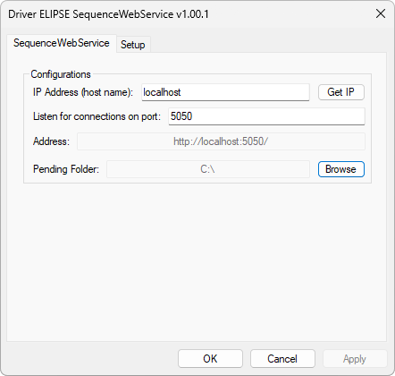 SequenceWebService tab