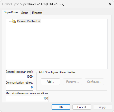 SuperDriver tab