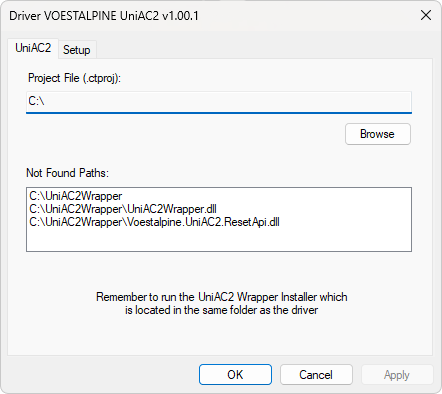 UniAC2 tab