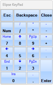Example of a numeric KeyPad