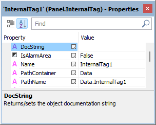 Internal Tag object (InternalTag)
