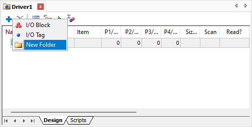 Add New Folder option