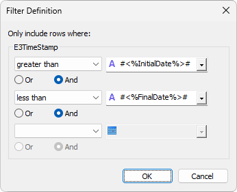 Filter configuration