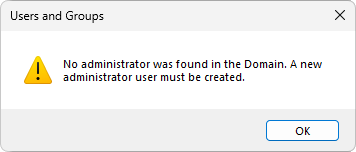 Application without an administrator