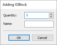 Adding I/O Blocks