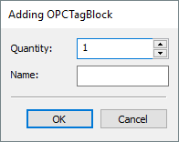 Adding OPC Blocks