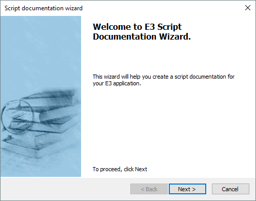 Script documentation wizard