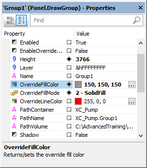 OverrideFillColor and OverrideFillMode properties