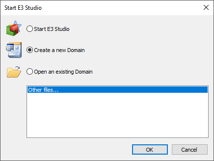 Create a new Domain option