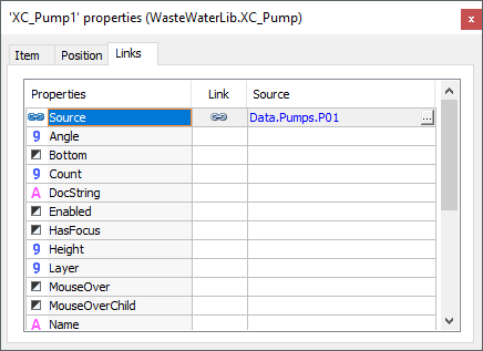 Link with XObjects