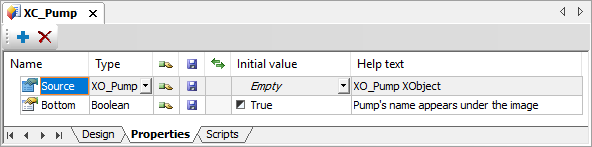 Properties tab