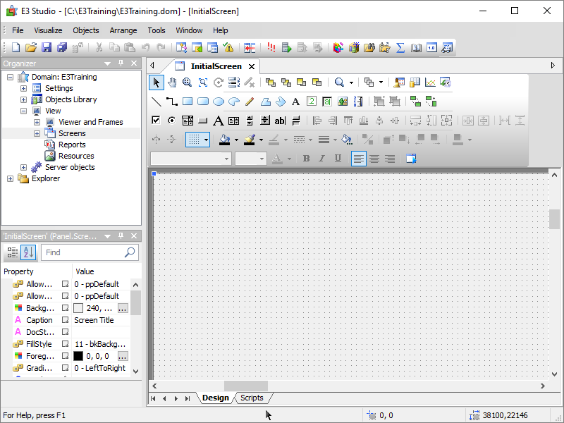 Application in E3 Studio