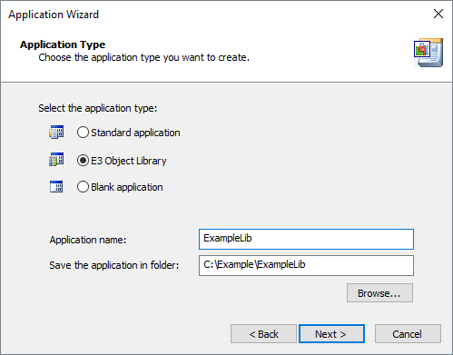 Application Wizard