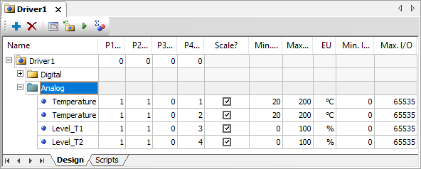 Scale configuration