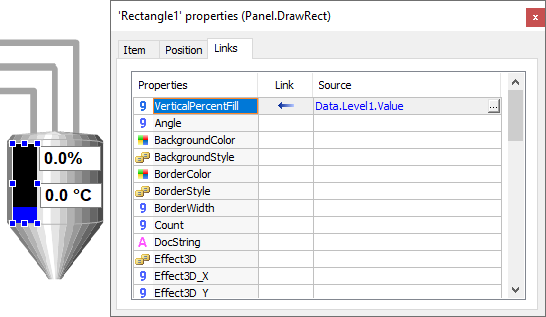 VerticalPercentFill property