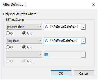 Filter configuration