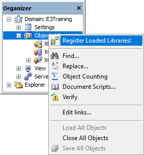 Register Loaded Libraries option