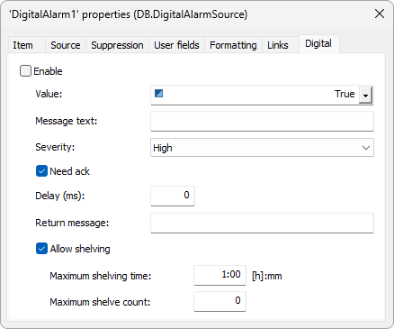 Digital Alarm Source