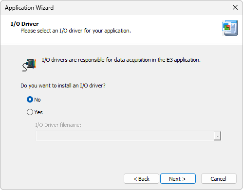 Configuring an I/O Driver