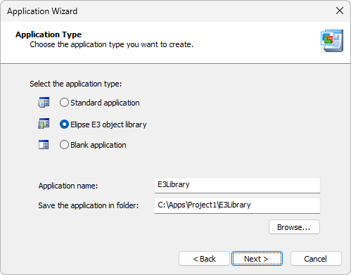 Application Wizard