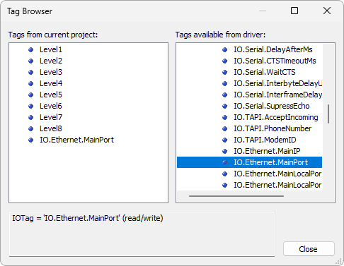 Tag Browser