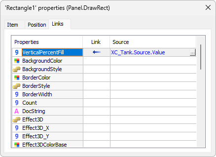 Simple Link in the VerticalPercentFill property