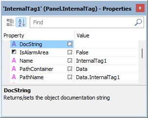 Internal Tag object (InternalTag) Internal Tag object (InternalTag)