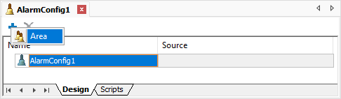Adding an Alarm Area Adding an Alarm Area