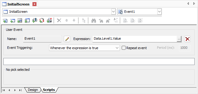 Whenever the expression is true option Whenever the expression is true option