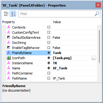 XFolder properties