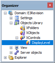 DisplayLevel object