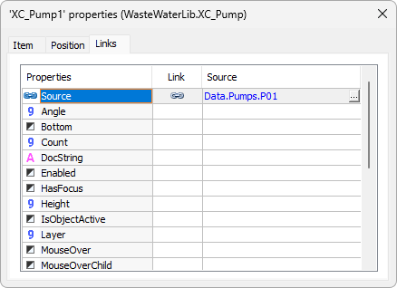 Link with XObjects