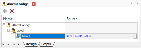 Selecting a Source for the Analog Alarm