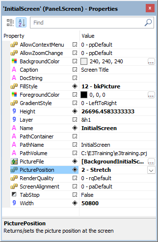 PicturePosition property PicturePosition property
