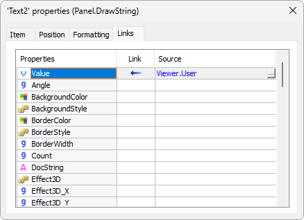 User logged in Viewer