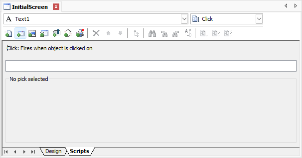Open screen Pick Open screen Pick