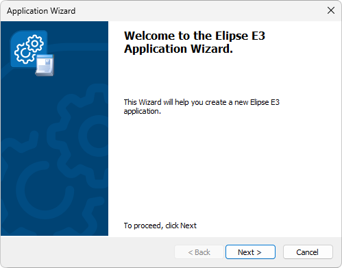 Application Wizard's initial screen Application Wizard's initial screen