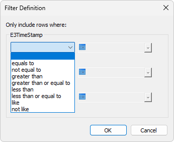 Example of a filter Example of a filter
