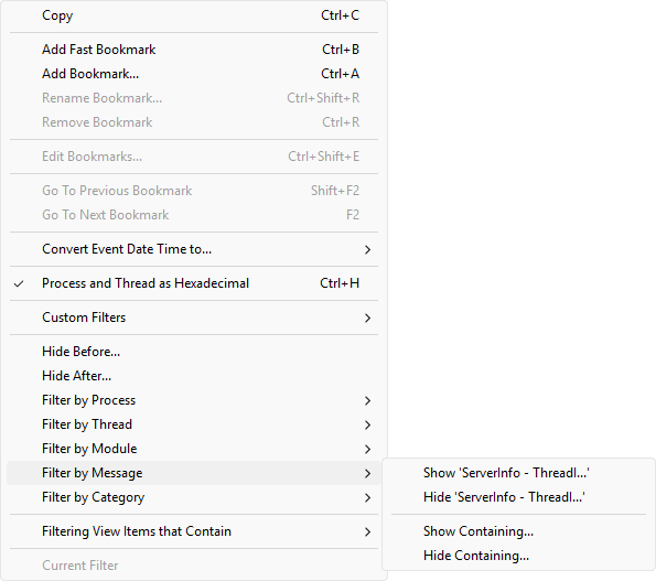 Custom Filter Options Custom Filters