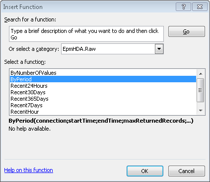 Inserting a ByPeriod function