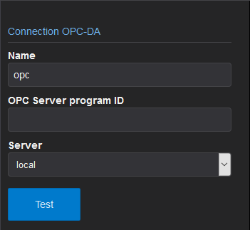 OPC DA Connection