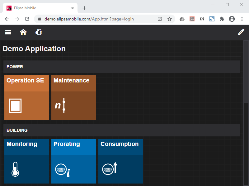 Demonstration application