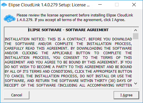 Elipse CloudLink installer