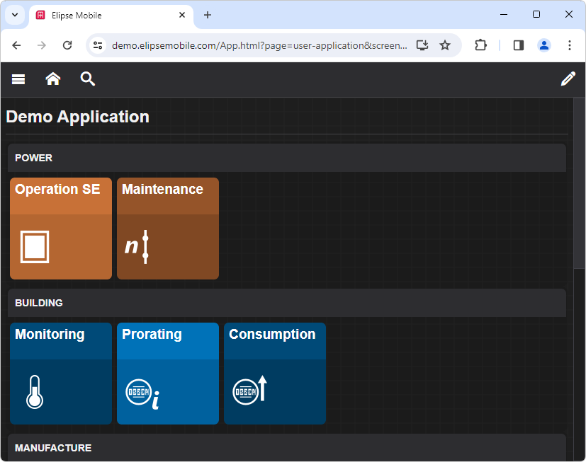 Demonstration application