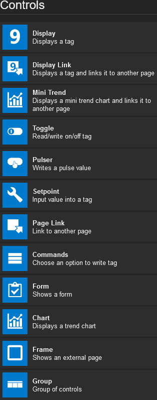 Page controls