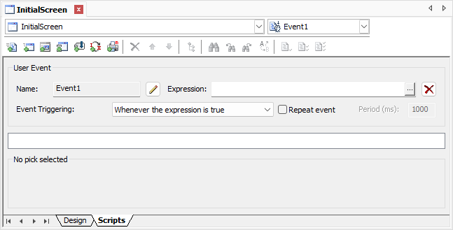 Whenever the expression is true option Whenever the expression is true option