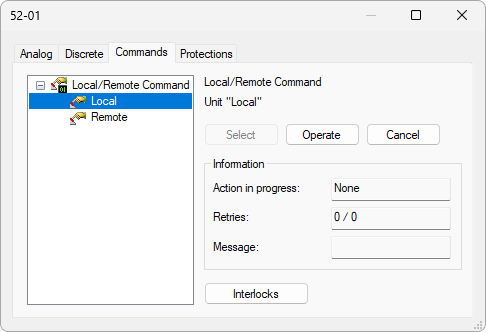 Local/Remote Command