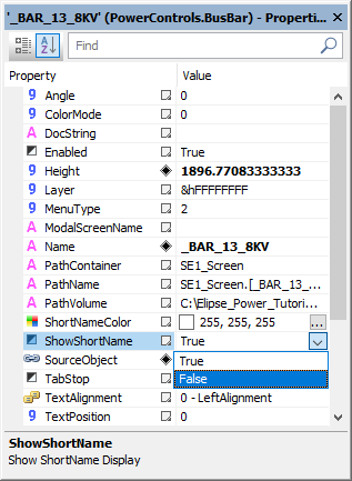 ShowShortName property